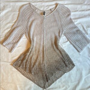Metallic Knit Top